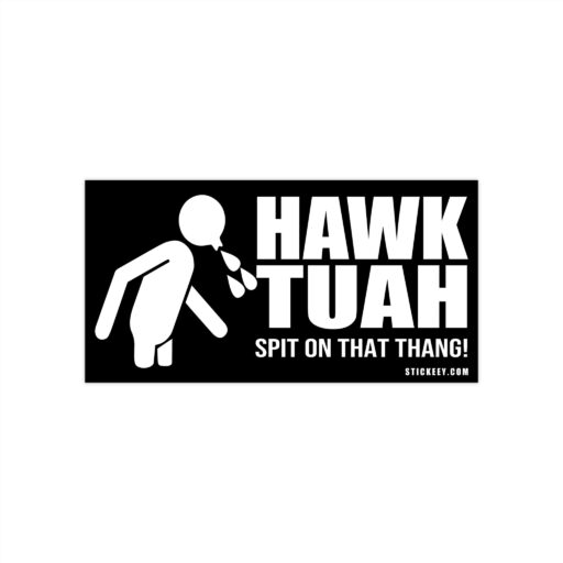 Hawk Tuah Spit On That Thang Bumper Stickers