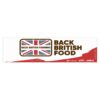 Back British Food Bumper Sticker