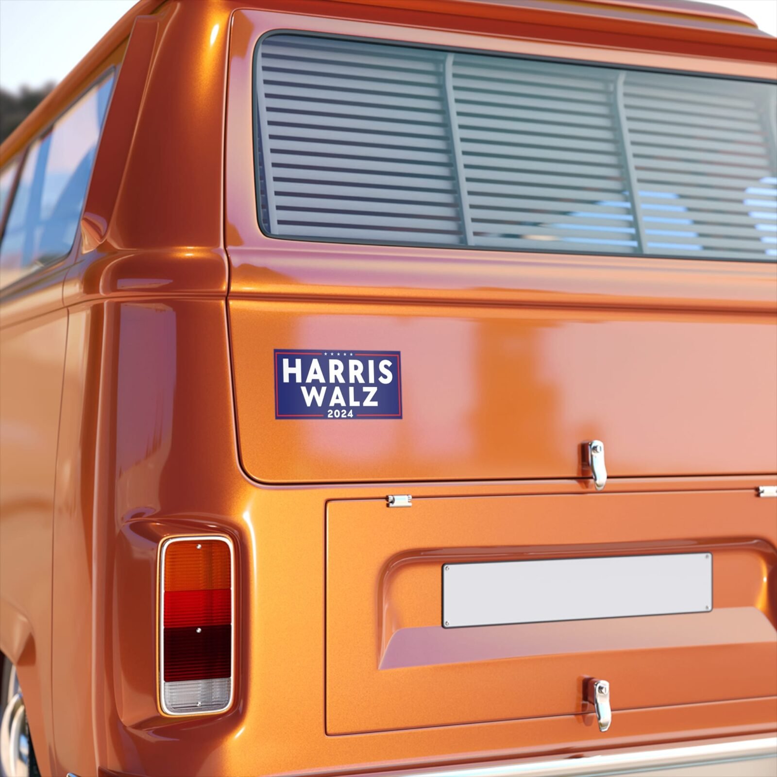 Harris walz 2024 Bumper Sticker - Image 2
