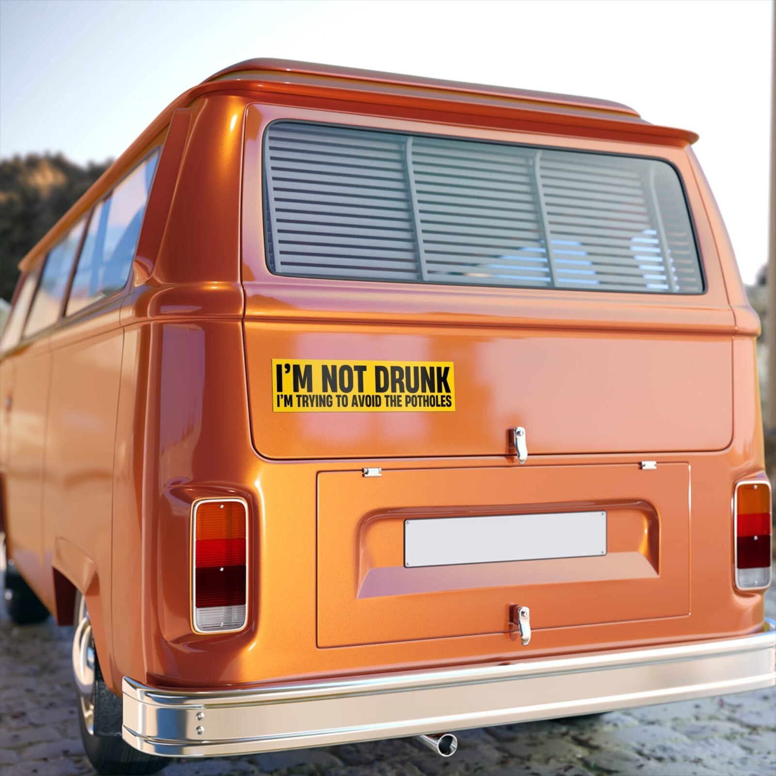 I'm not drunk. I'm trying to avoid the potholes Bumper Stickers - Image 5