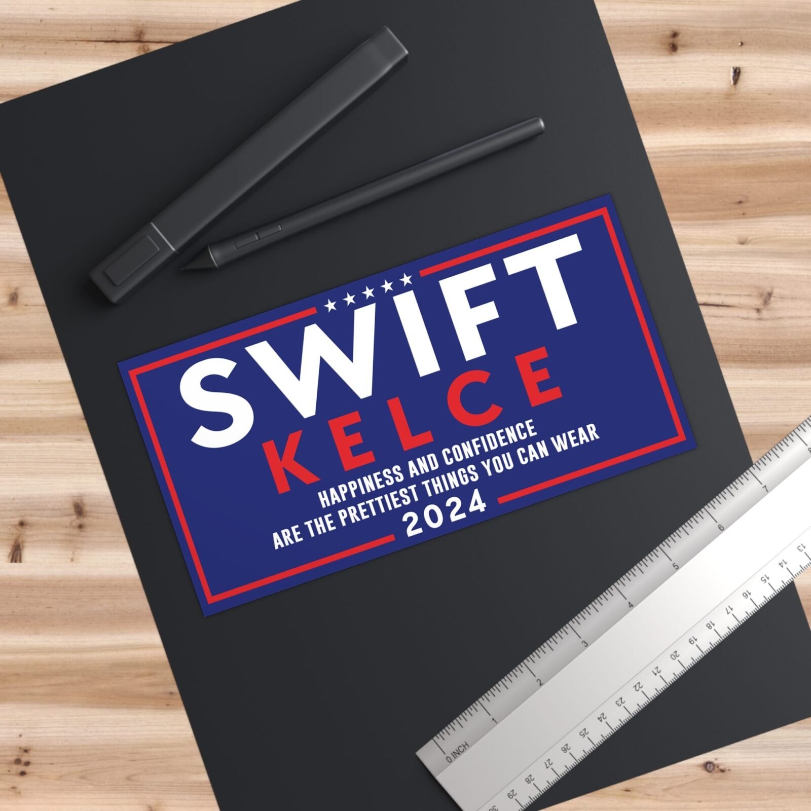 Swift Kelce 2024 Bumper Stickers - Image 3