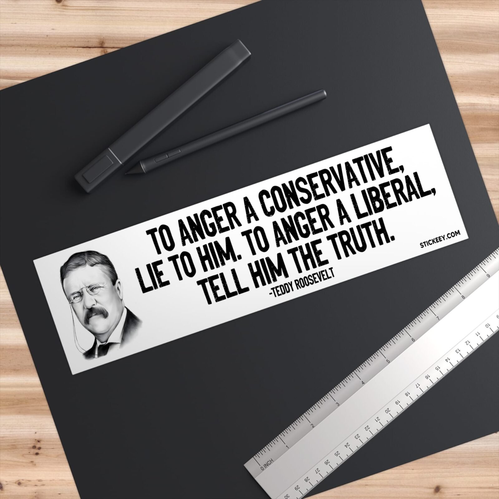 To Anger A Conservative Lie To Him. To Anger A Liberal Tell Him The Truth Bumper Stickers - Image 6