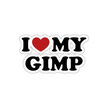 I Love My Gimp Sticker