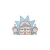 Rick And Morty Middle Finger