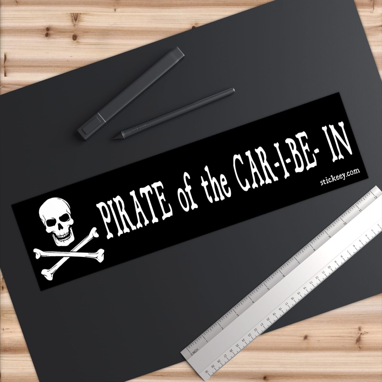 Pirate of the Car-i-be-in Bumper Sticker - Image 6
