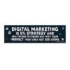 Digital marketing is 5% strategy and 95% trying to figure out why your perfect post only got 200 views Bumper Sticker