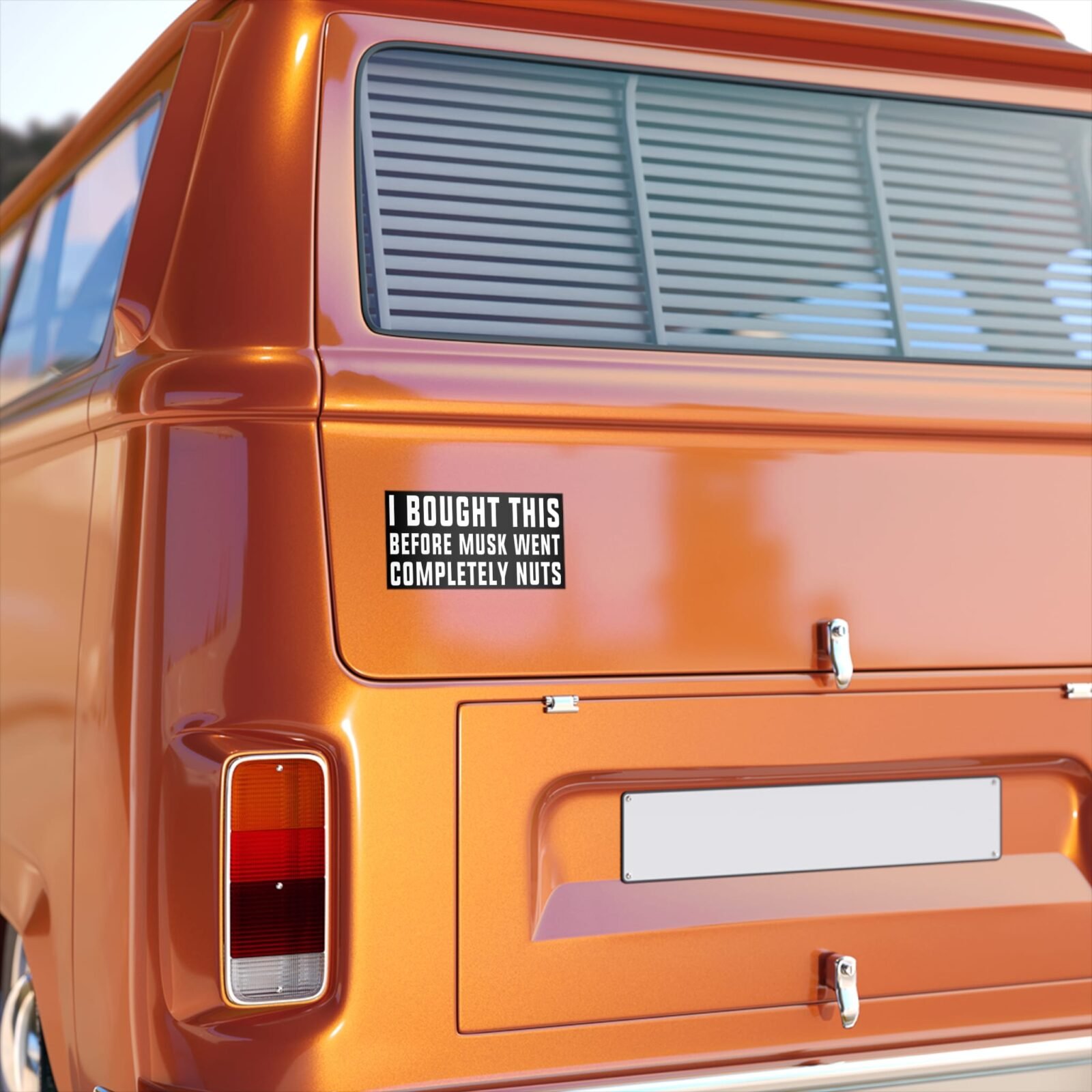 I Bought This Before Musk Went Completely Nuts Bumper Stickers - Image 2
