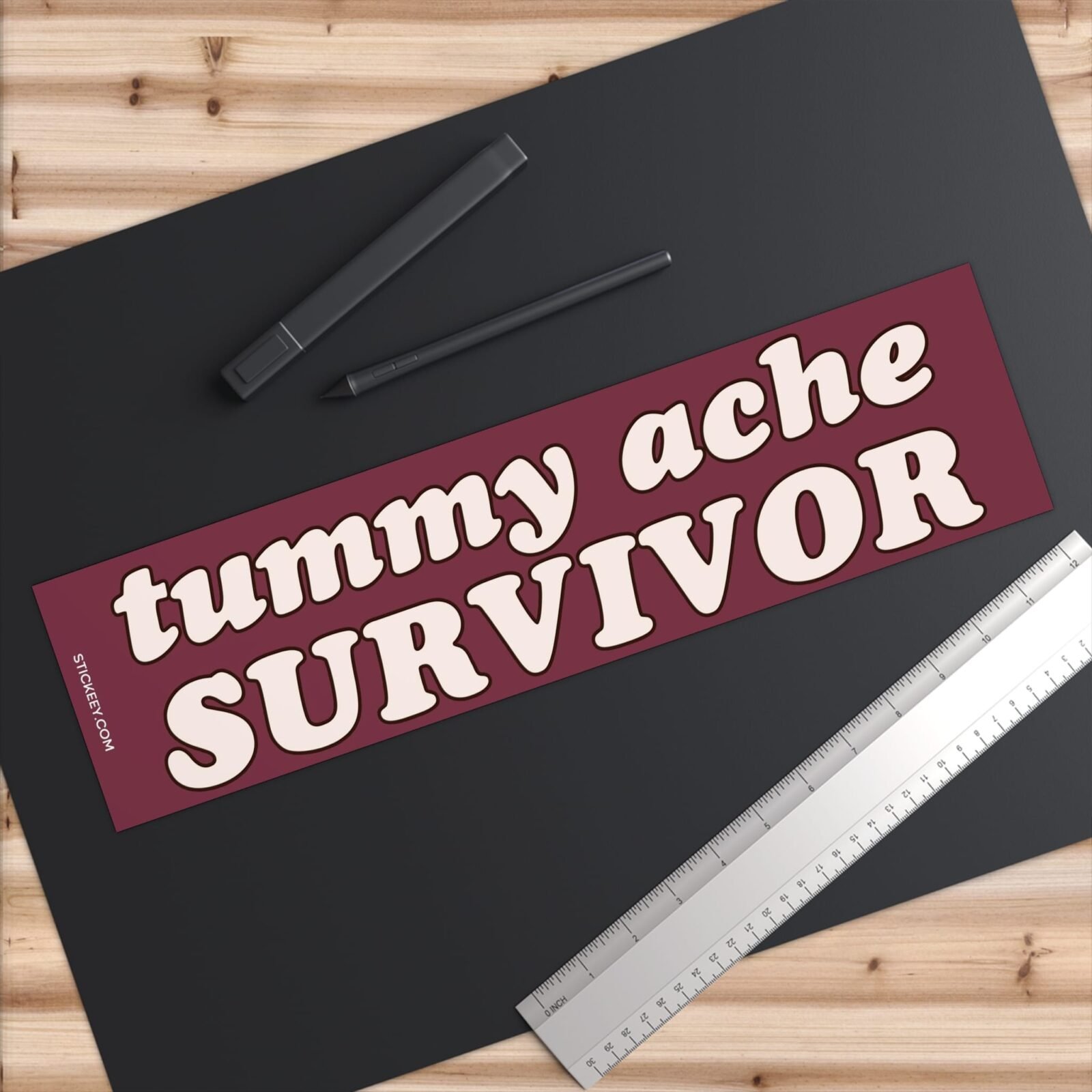 Tummy Ache Survivor Bumper Stickers - Image 6