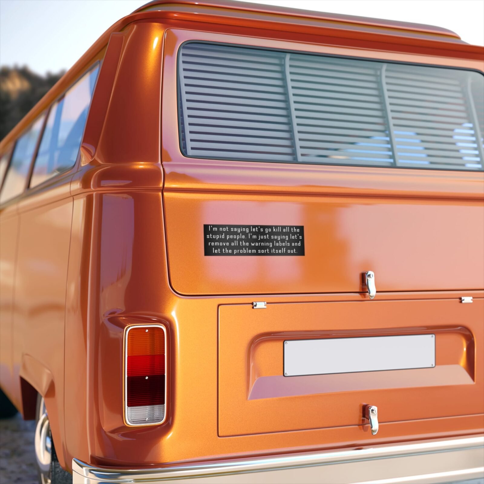I'm not saying let's go kill all the stupid people Bumper Stickers - Image 5