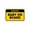 Caution Baby On Board Sticker