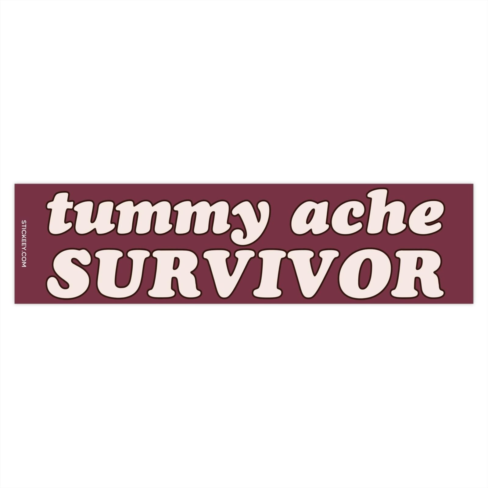 Tummy Ache Survivor Bumper Stickers - Image 4