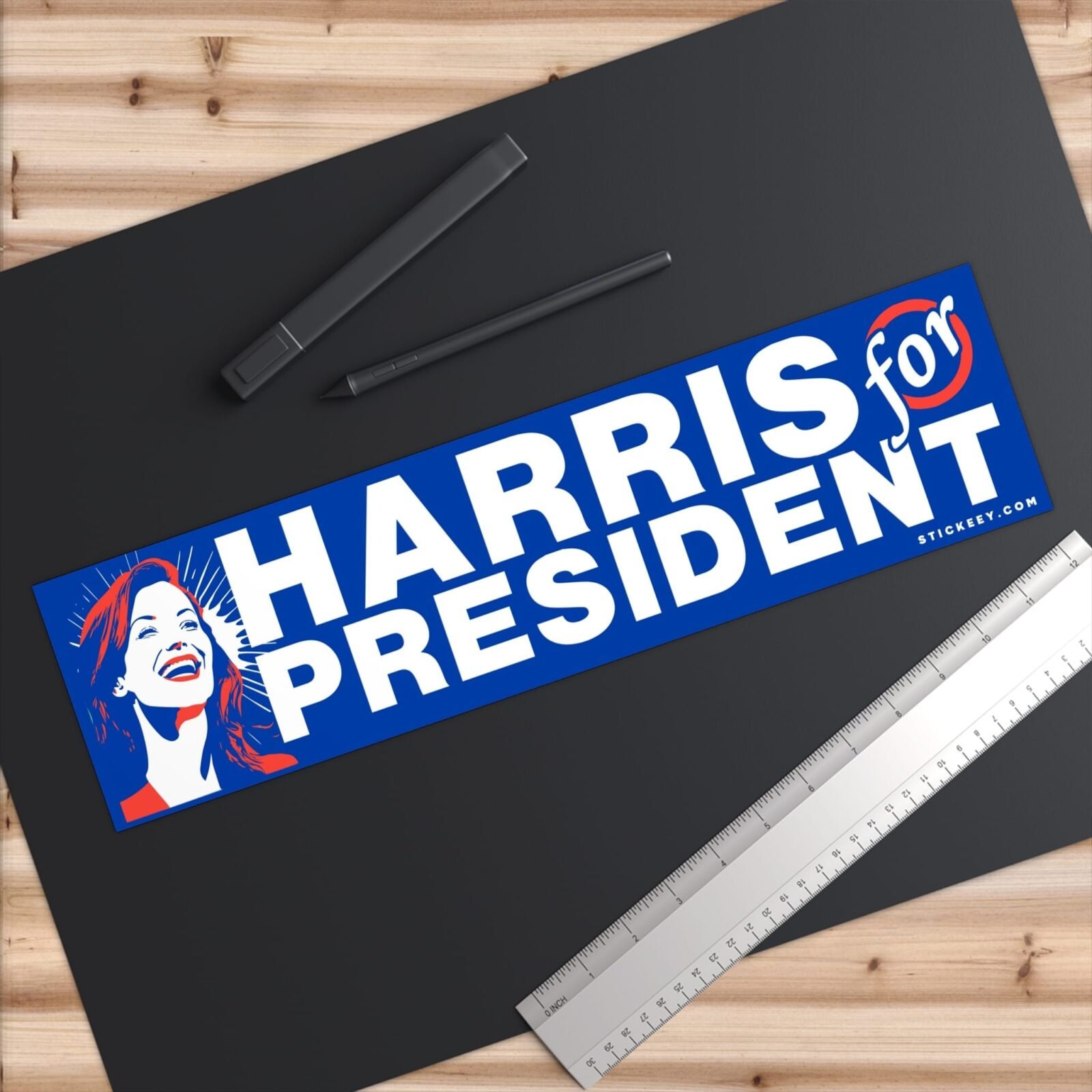 Harris For President Bumper Sticker - Image 6