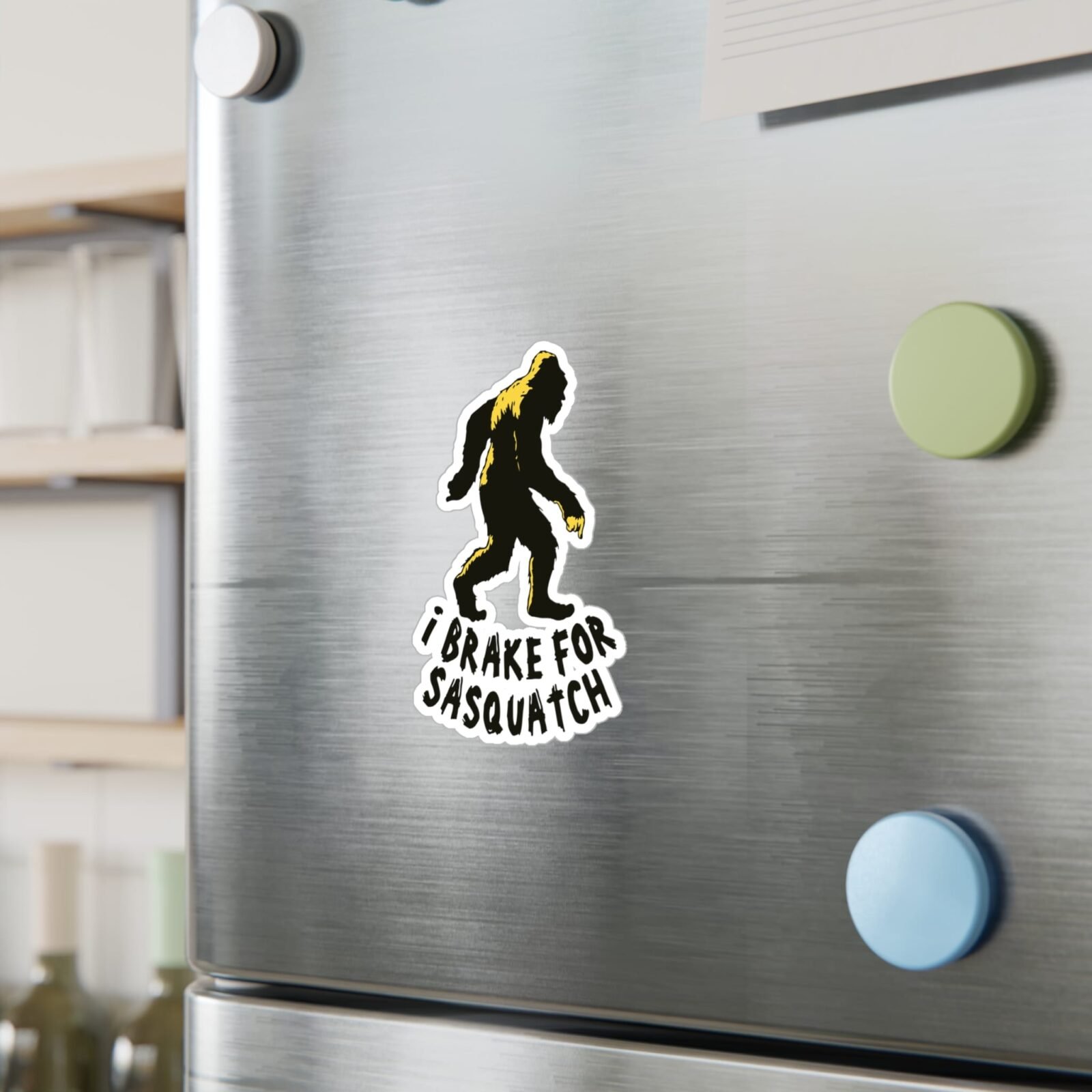 I Brake For Sasquatch Vinyl Decals Stickers - Image 5