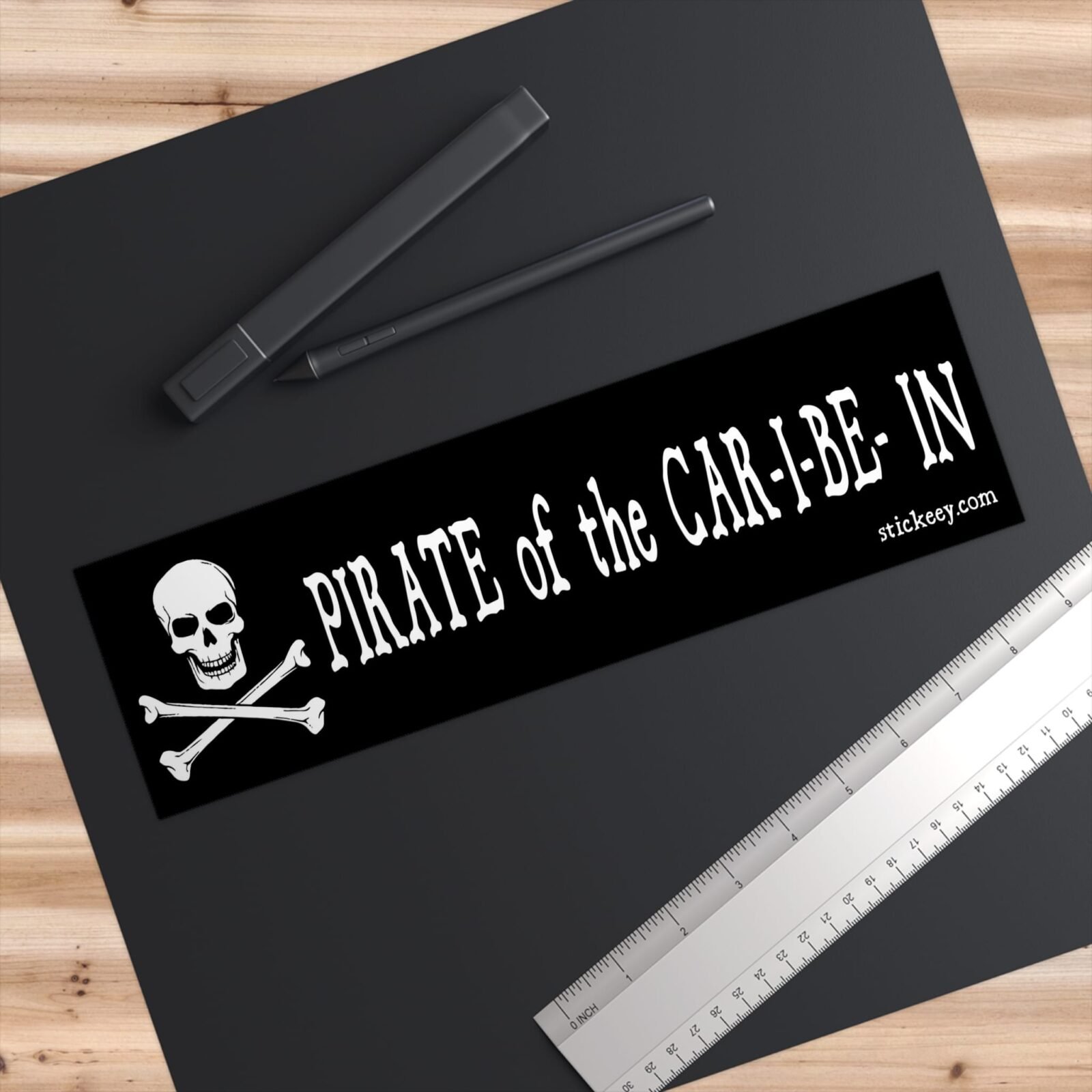 Pirate of the Car-i-be-in Bumper Sticker - Image 3