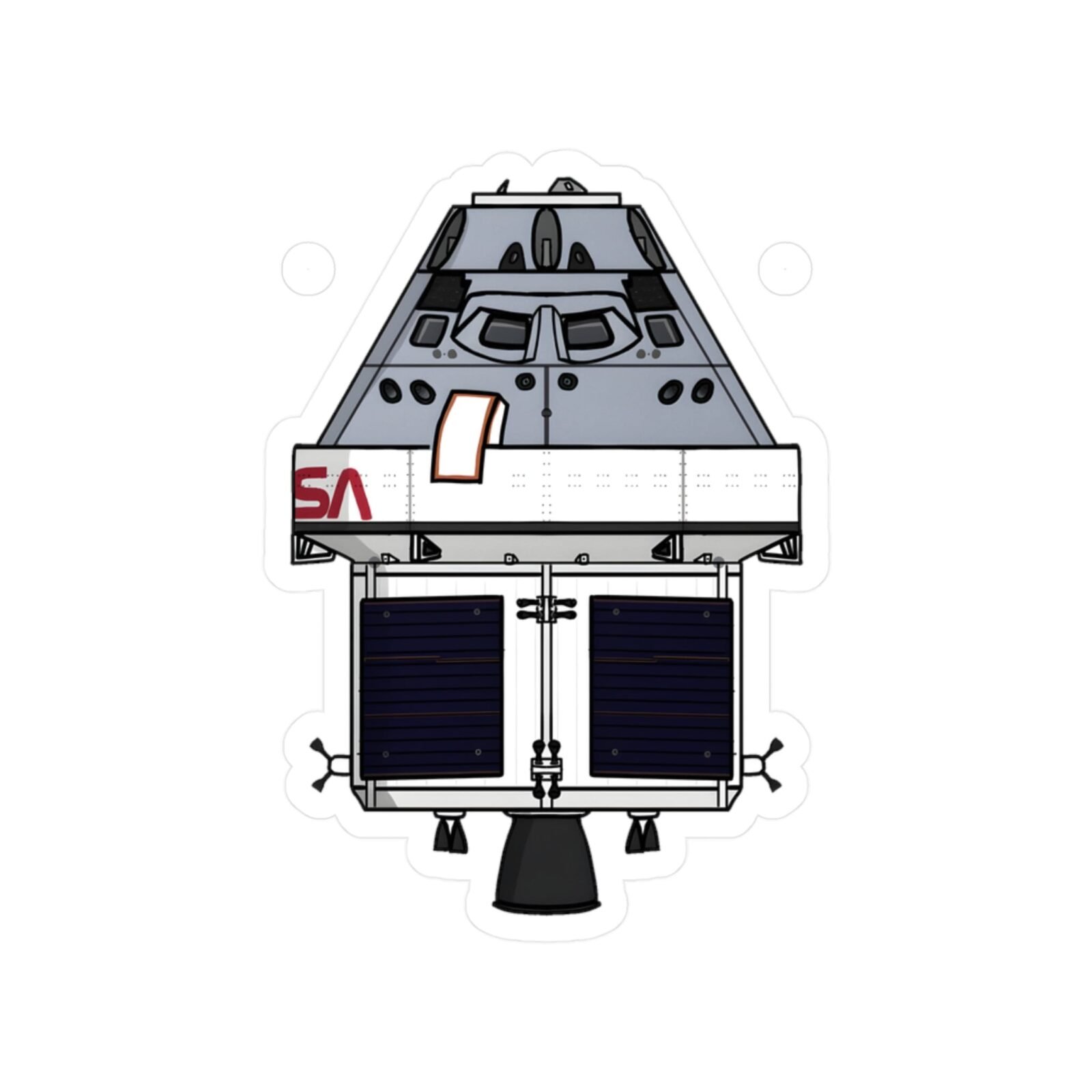 Space Flight Vinyl Decals Stickers