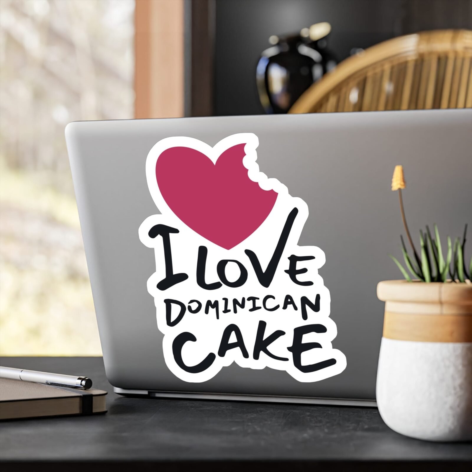 I Love Dominican Cake Kiss-Cut Vinyl Decals - Image 12