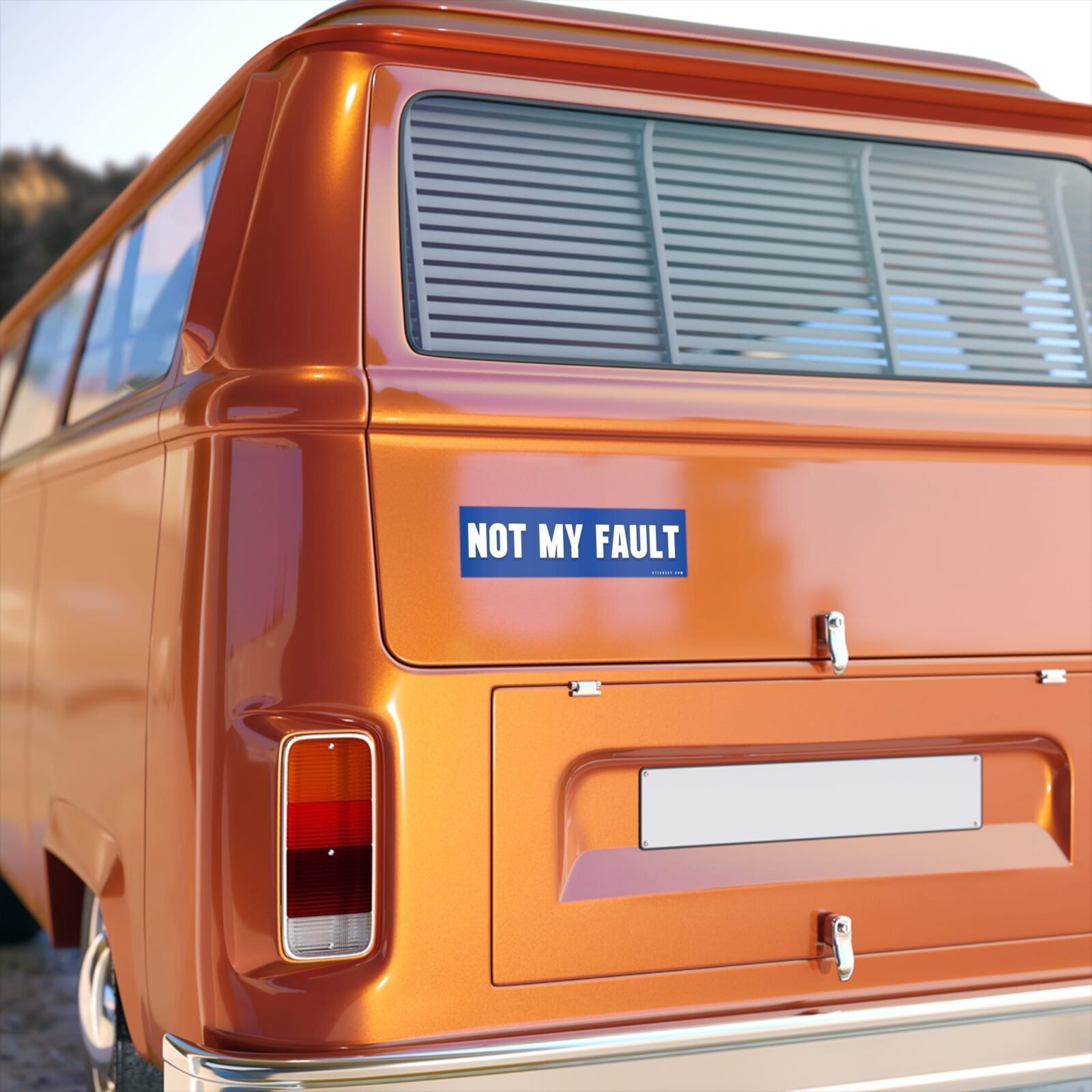 Not My Fault Bumper Stickers - Image 2
