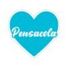 Blue Heart Pensacola Sticker