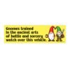Gnomes Trained In The Ancient Arts Of Battle Bumper Sticker