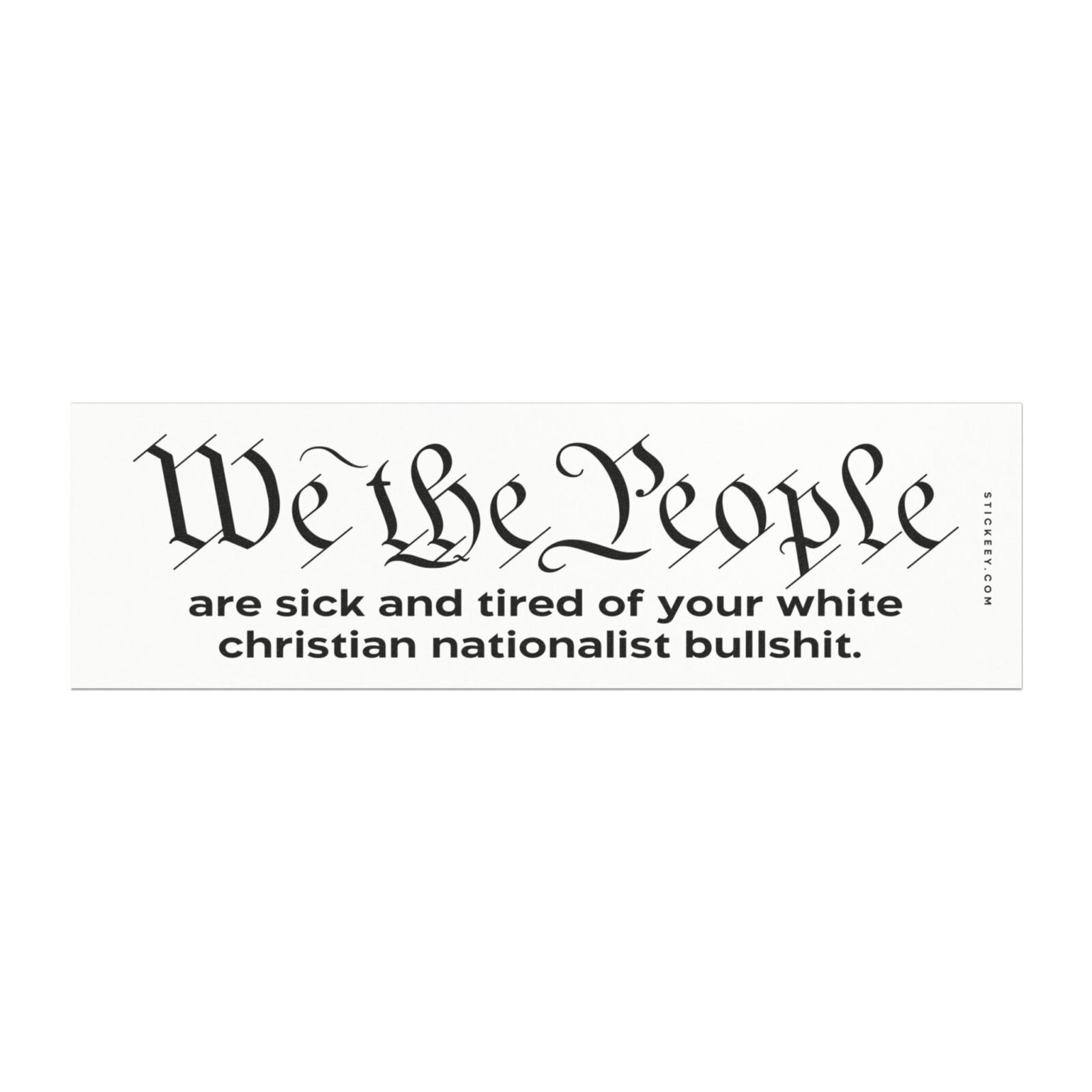 We The People Magnet sticker