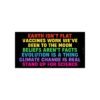 Earth Isn’t Flat Bumper sticker