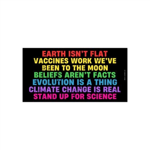 Earth Isn’t Flat Bumper sticker