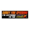 Sorry For Speeding I'm Listening To The Sonic Adventure 2 Bumper Sticker