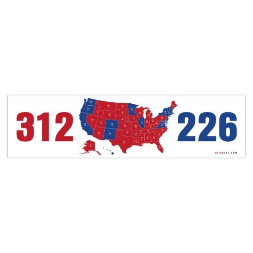 312 226 United States Presidential Election Bumper Sticker - Image 4