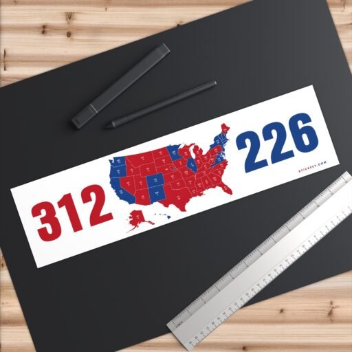 312 226 United States Presidential Election Bumper Sticker - Image 6