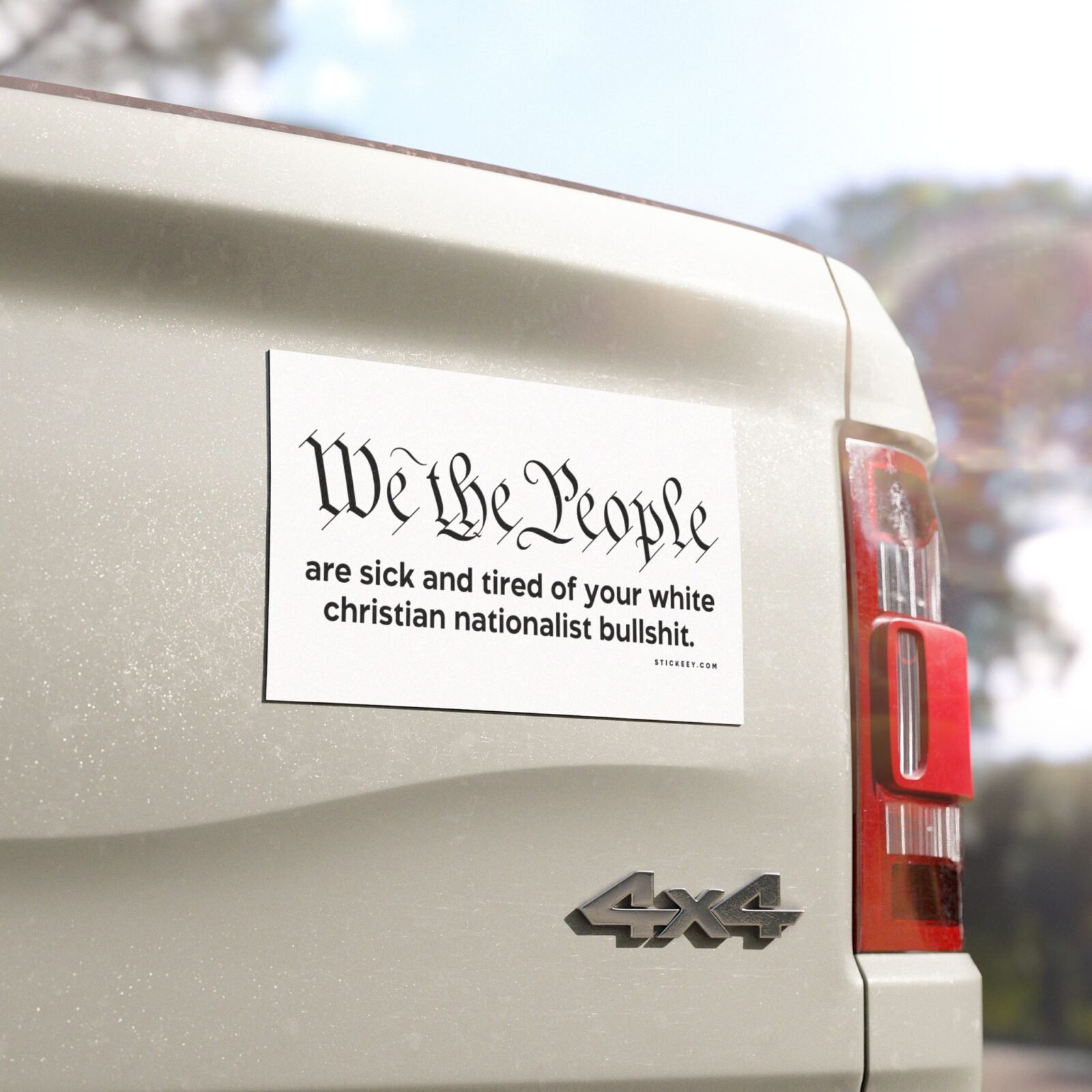 We The People Magnet Sticker - Image 6