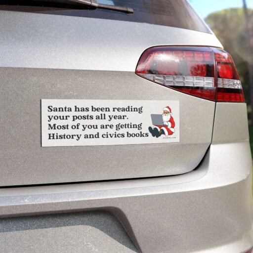 Santa has been reading your posts all year Magnet Sticker - Image 3