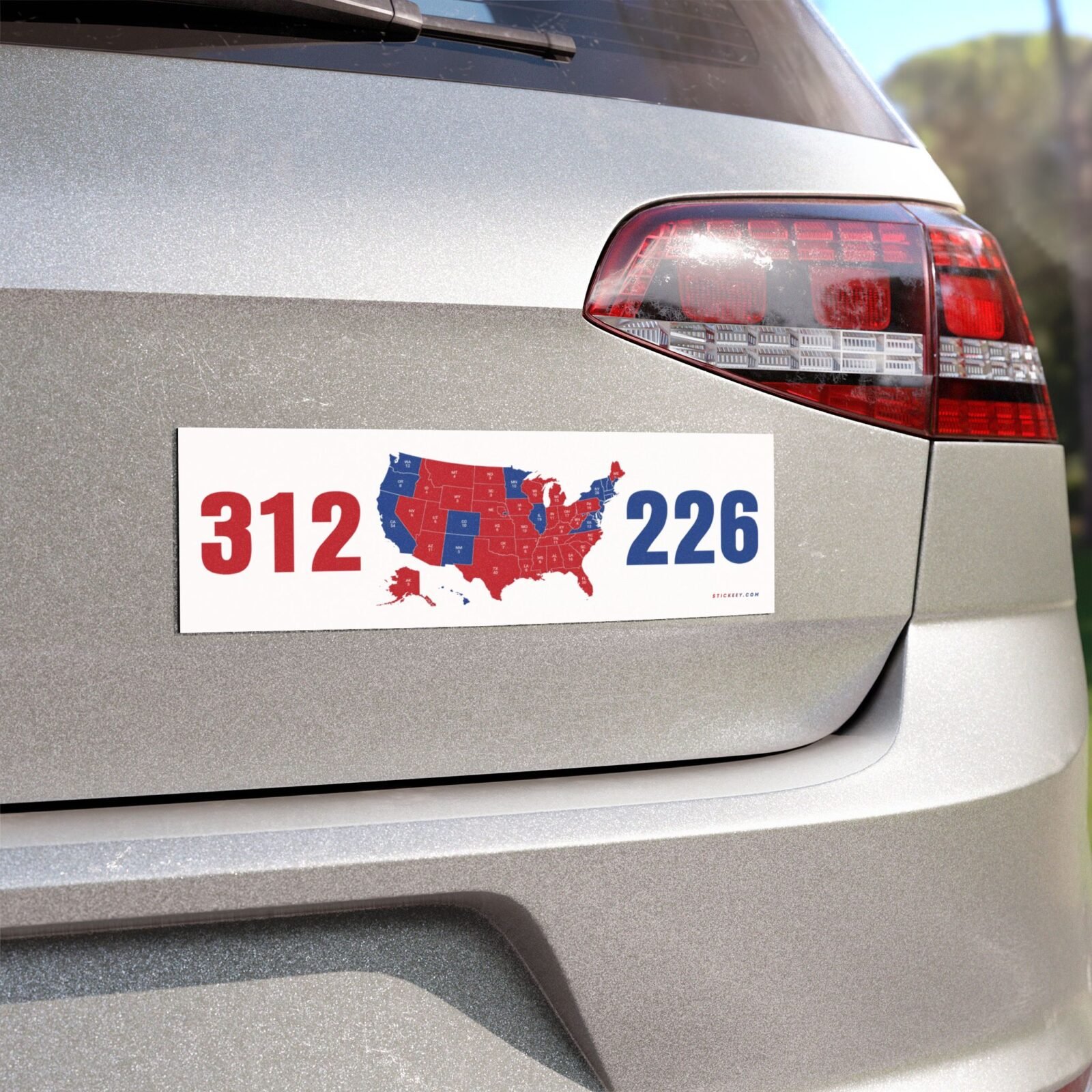 312 226 United States Presidential Election Magnet Sticker - Image 3
