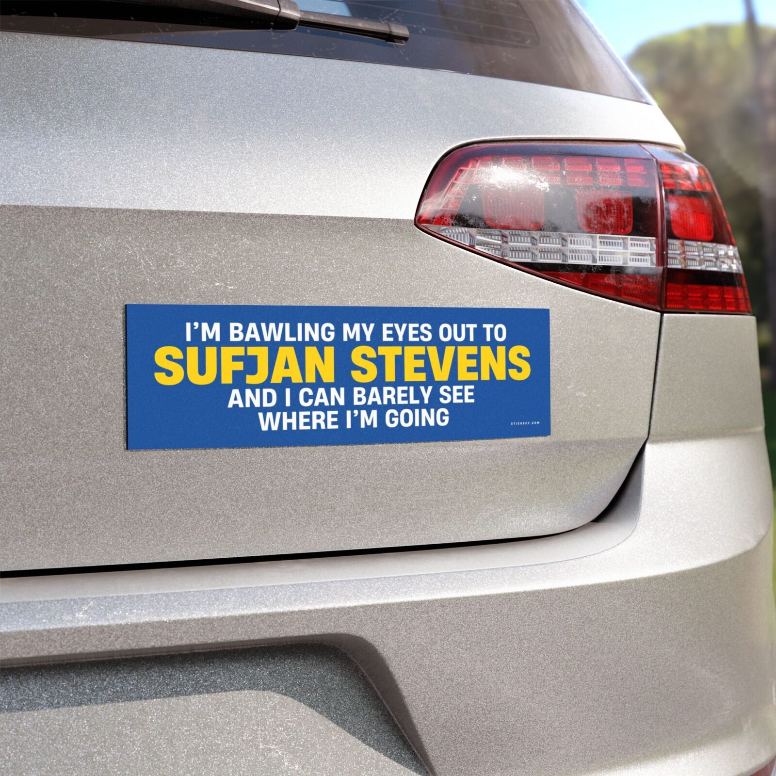 I’m Bawling My Eyes Out To Sufjan Stevens And I Can Barely See Where I’m Going Magnet Sticker - Image 3