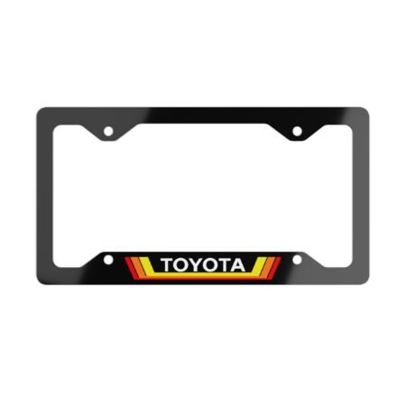 Toyota Retro Stripes License Plate Frame