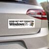 Gone But Not Forgotten Windows 95 Magnet Sticker