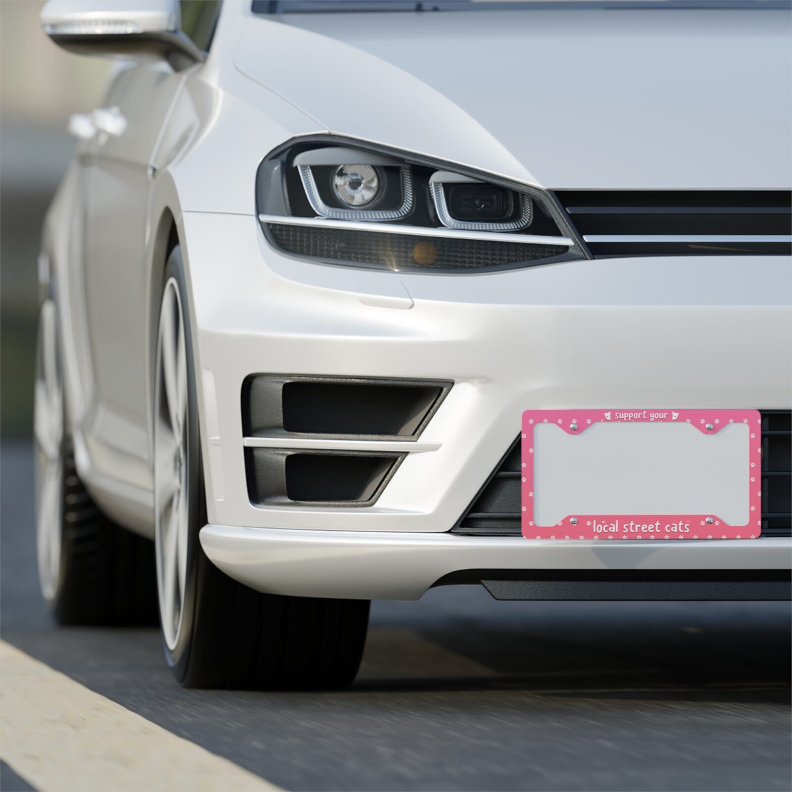 Support Your Local Street Cats License Plate Frame - Image 3