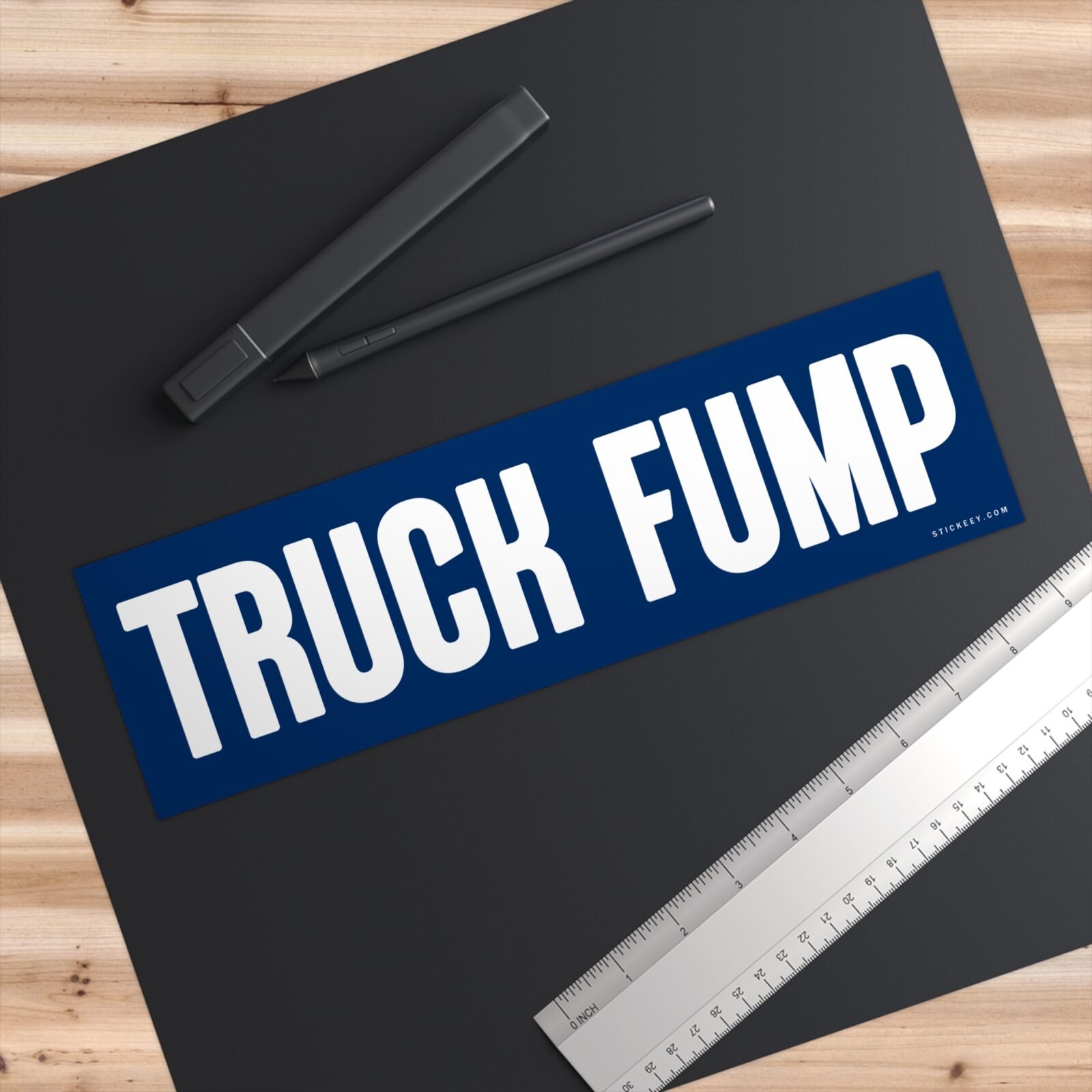 Truck Fump Bumper Sticker - Image 3
