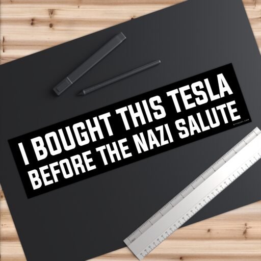 I bought this Tesla before the Nazi salute