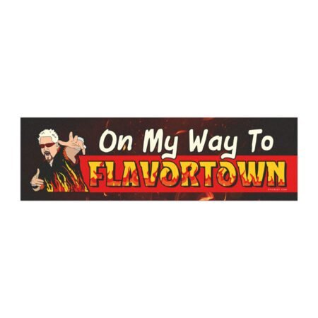 On My Way to Flavortown Magnet Sticker