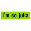 Im So Julia Bumper sticker
