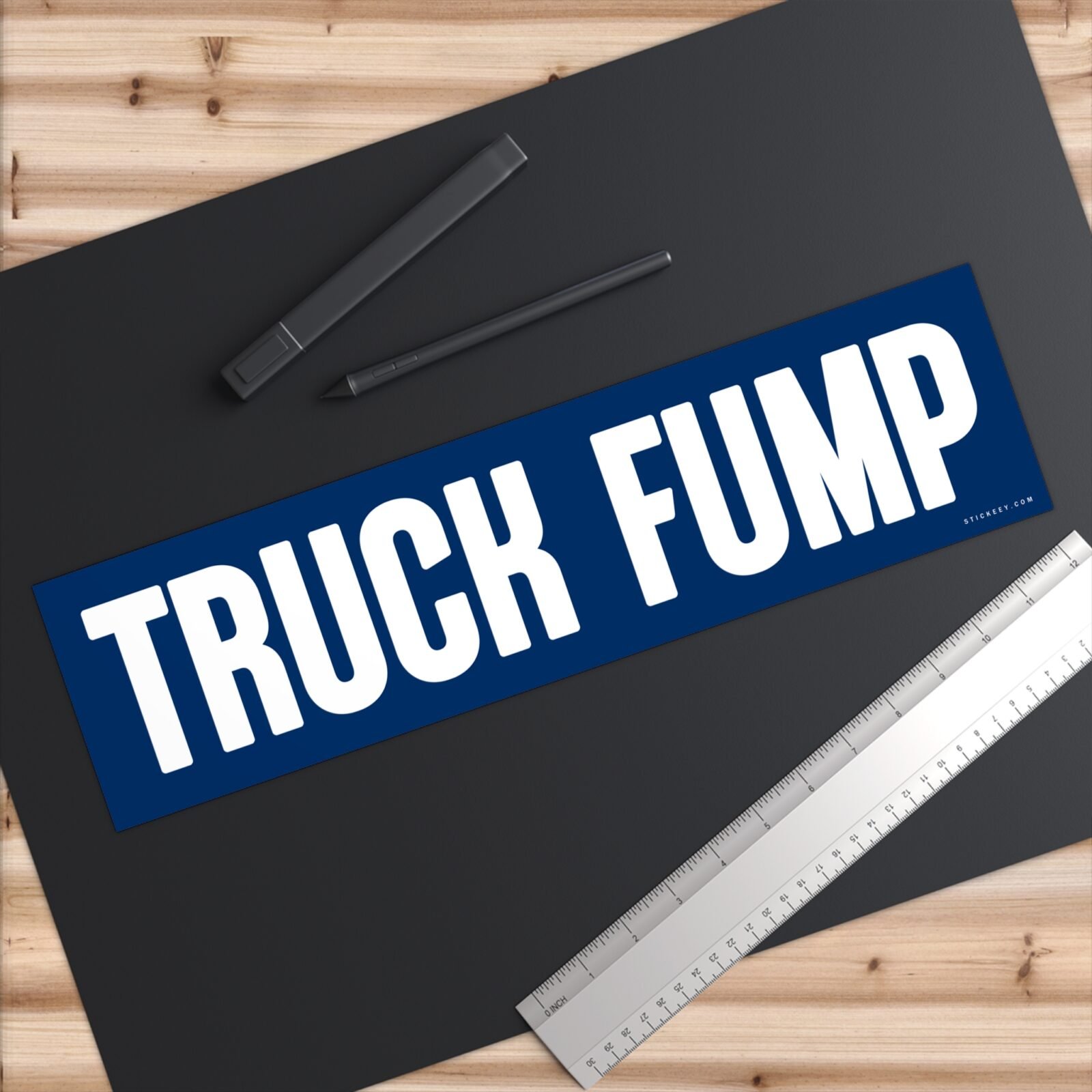 Truck Fump Bumper Sticker - Image 6