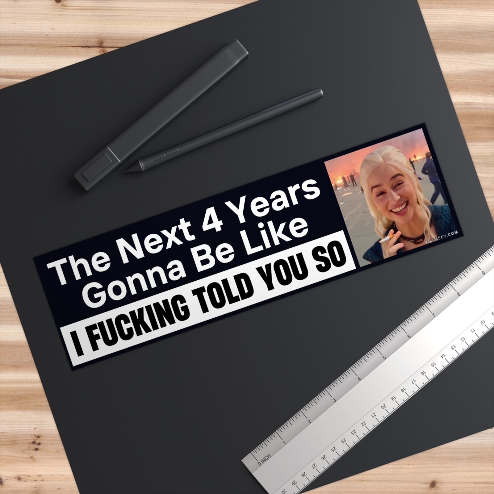 The Next 4 Years Gonna Be Like Bumper Sticker - Image 3