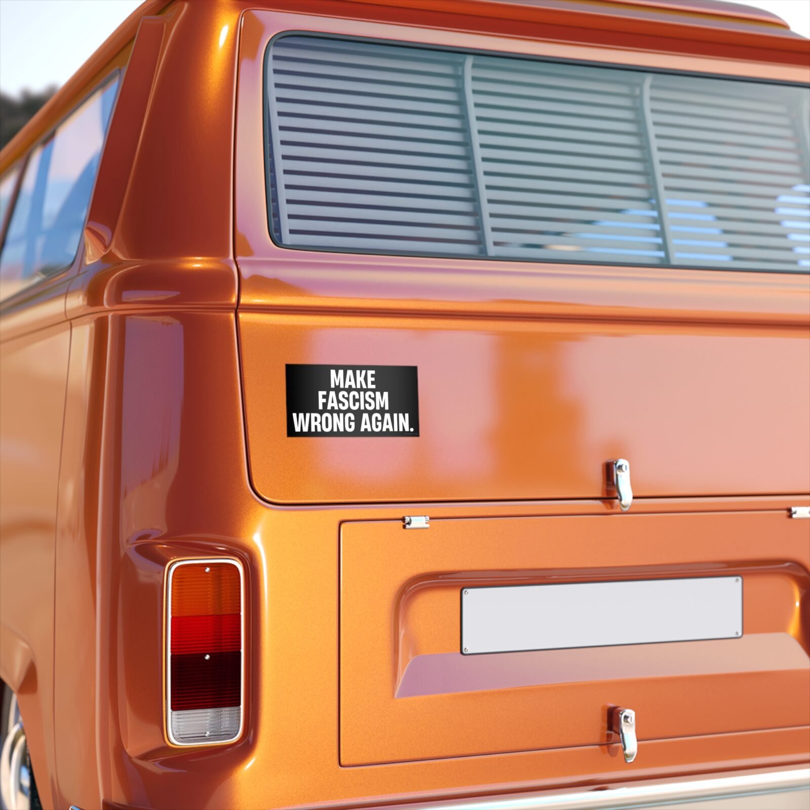 Make Fascism Wrong Again Bumper Sticker - Image 2