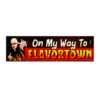 On My Way To Flavortown Bumper Sticker