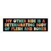 My Other Ride Is A Deteriorating Body of Flesh And Bones Bumper Sticker