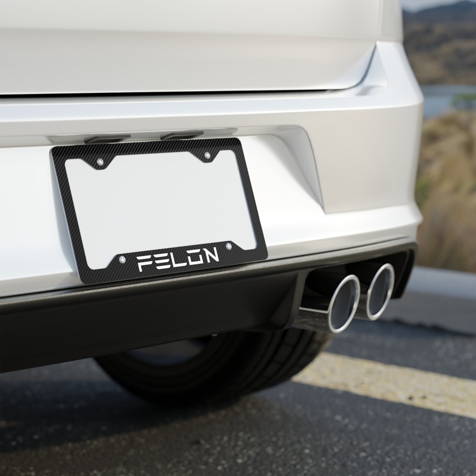 Felon License Plate Frame