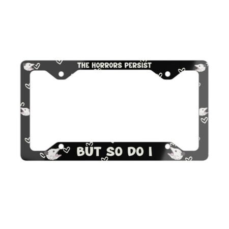 Opposum Car Decor Metal License Plate Frame, Funny Plate Cover, Funny License Frame, Funny Possum Gift