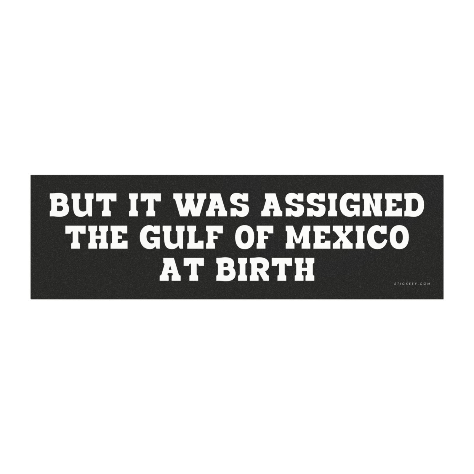 But It Was Assigned The Gulf Of Mexico At Birth Magnet Sticker