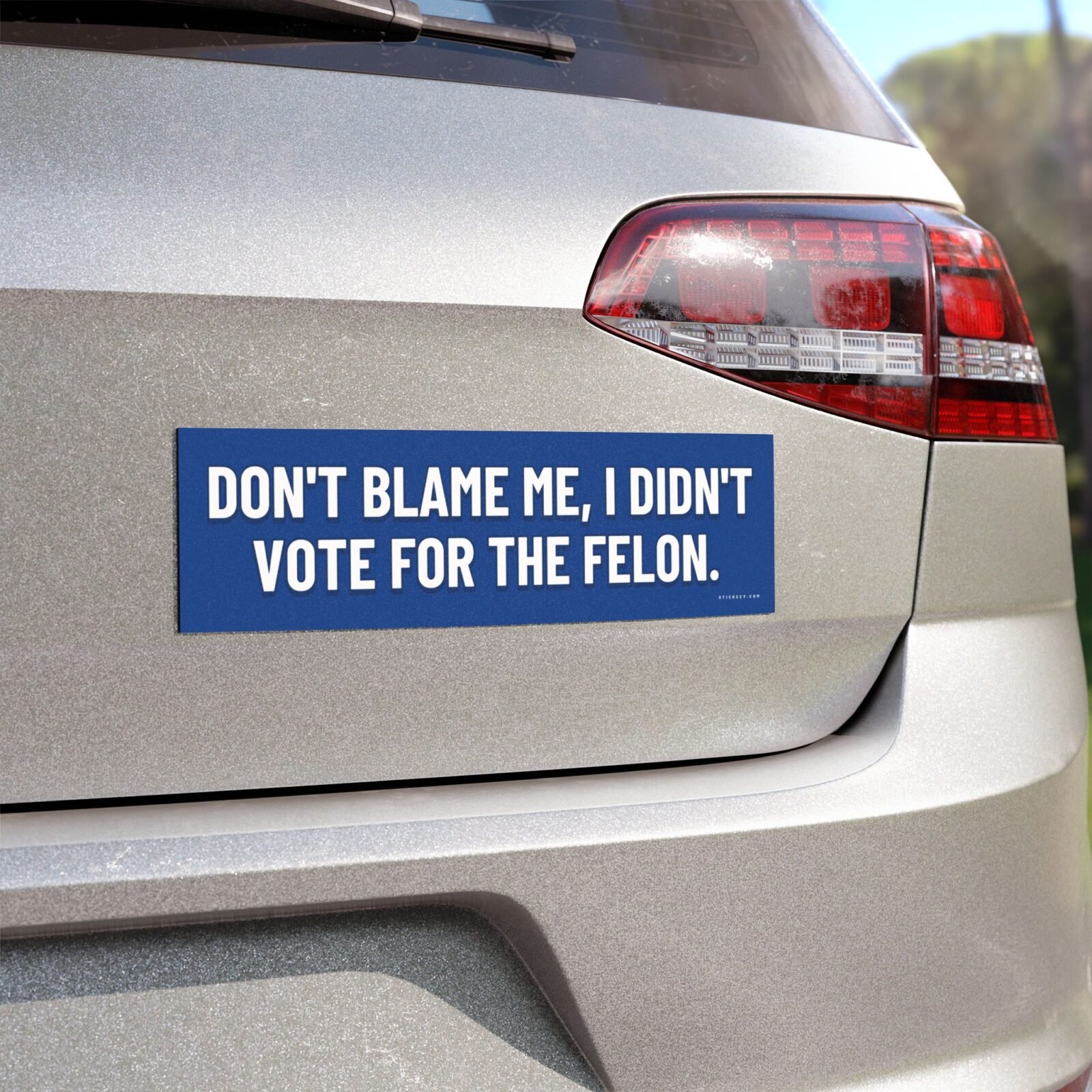 Don't Blame Me I Didn't Vote for the Felon Magnet Sticker