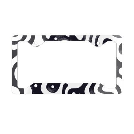 Distressed Maze License Plate Frame